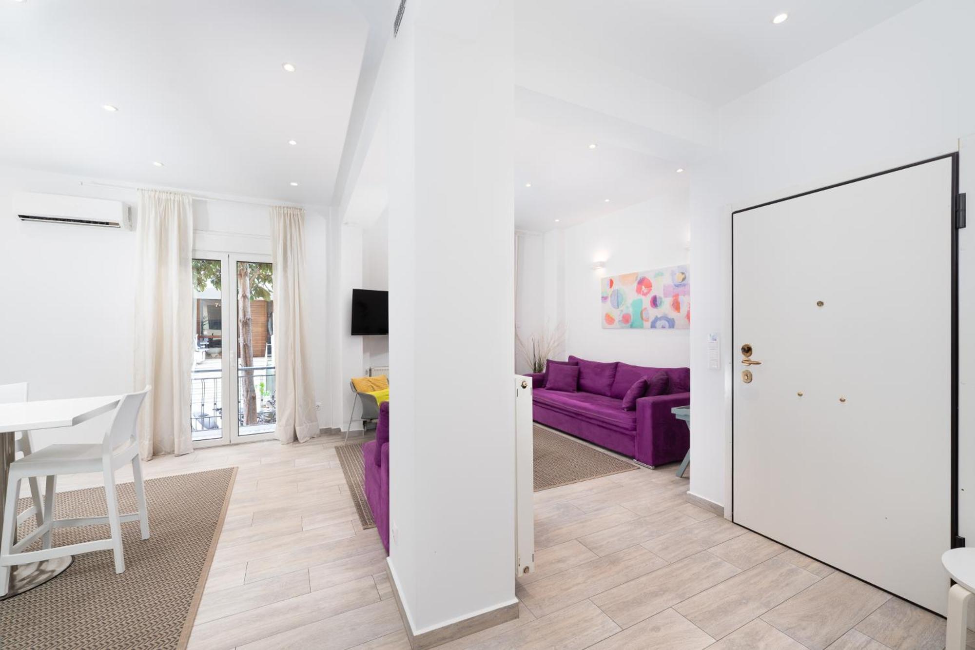 Spacious Modern Apartment In Athens Near Metro Dış mekan fotoğraf