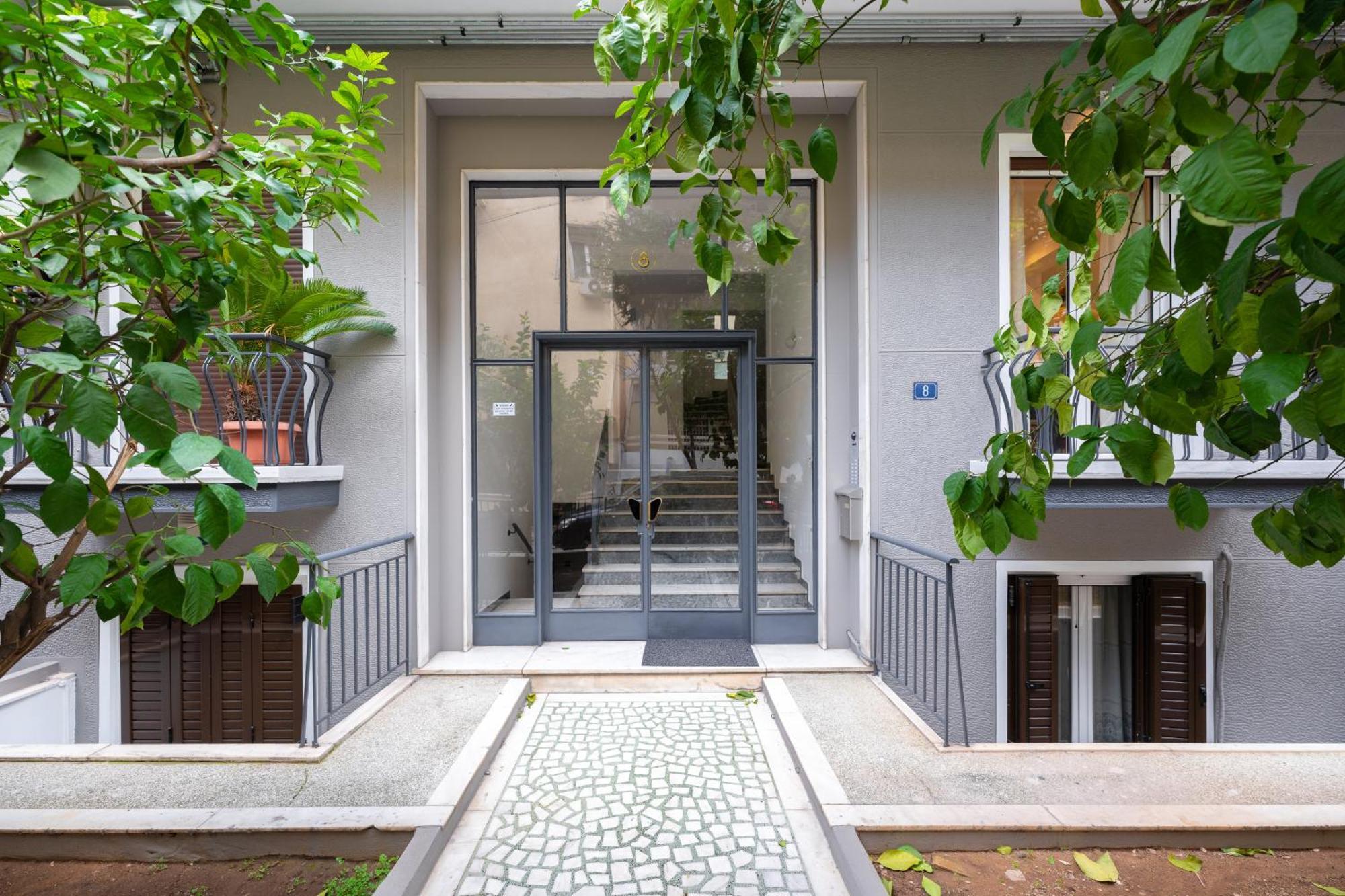 Spacious Modern Apartment In Athens Near Metro Dış mekan fotoğraf