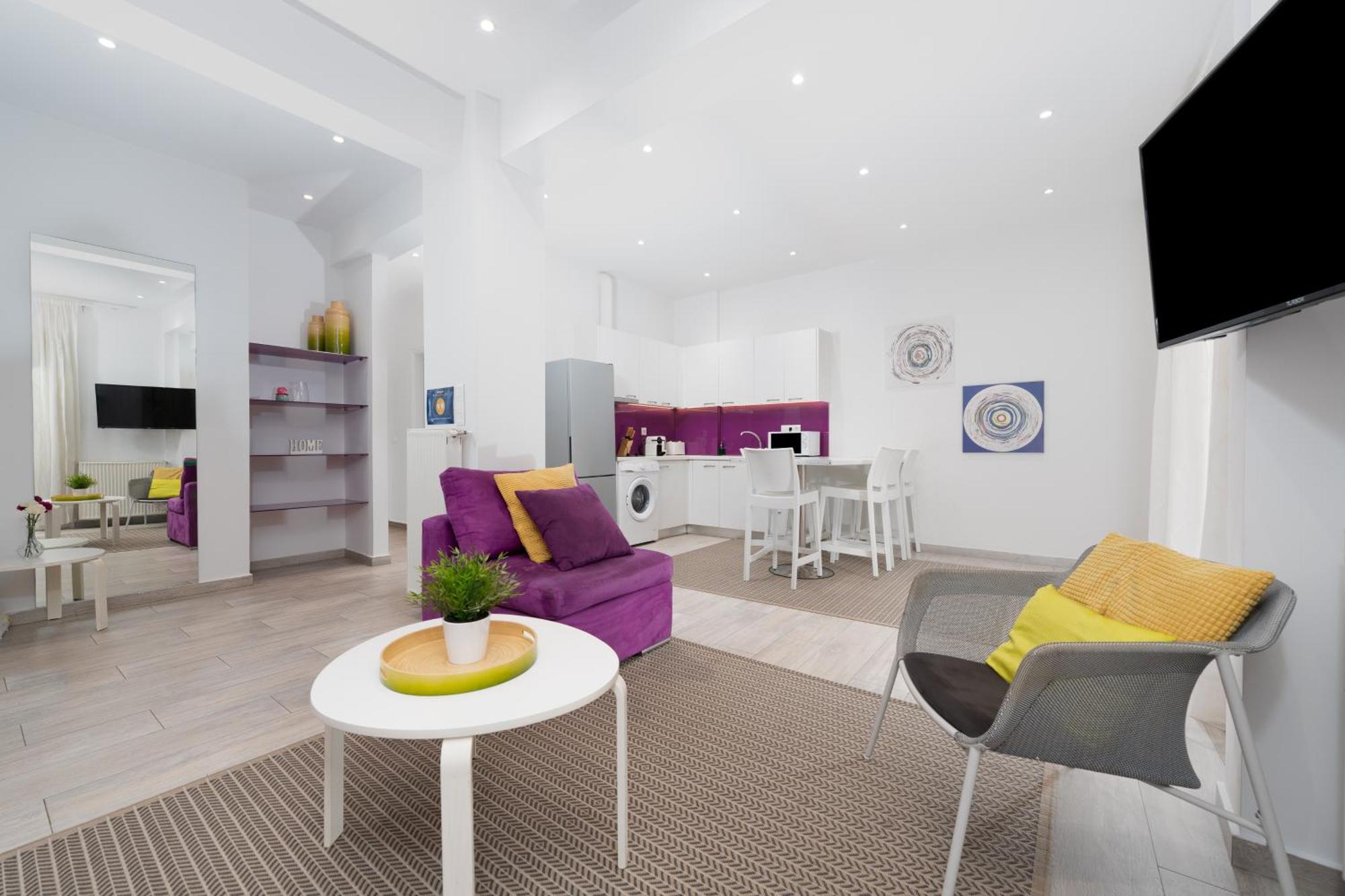 Spacious Modern Apartment In Athens Near Metro Dış mekan fotoğraf